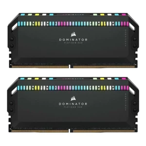 رم دسکتاپ استوک DDR5 دو کاناله 6000 مگاهرتز CL40 کورسیر مدل Dominator RGB ظرفیت 64 گیگابایت