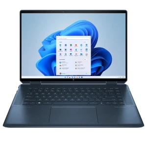 لپ تاپ استوک تبلت شو 16 اینچی گرافیک دار اچ پی مدل HP Spectre 16 x360 2in1 Core i7 1360P 32GB 512SSD A370M 4GB 4K