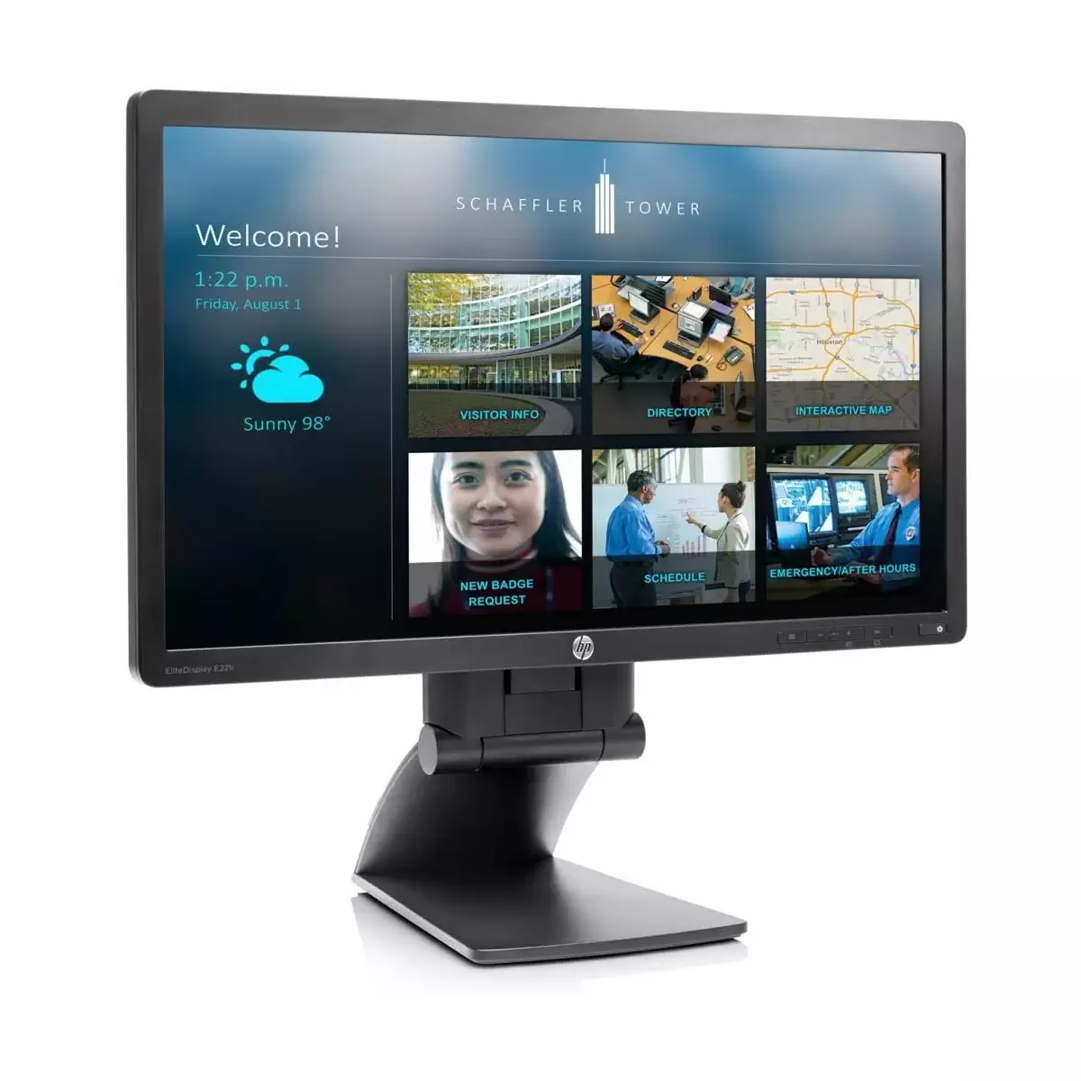 مانیتور استوک 21.5 اینچی اچ پی مدل HP EliteDisplay E221i