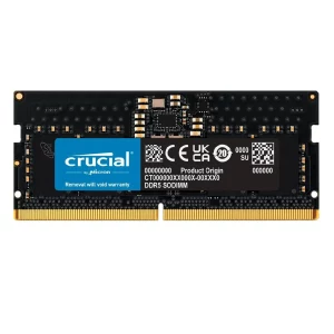 رم لپ تاپ استوک DDR5 تک کاناله 5600 مگاهرتز Crucial ظرفیت 16 گیگابایت