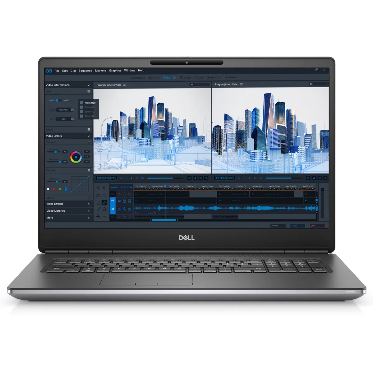 لپ تاپ استوک گرافیک دار 17.3 اینچی دل مدل Dell Precision 7760 Core i7 11850H 16GB 512SSD 16GB