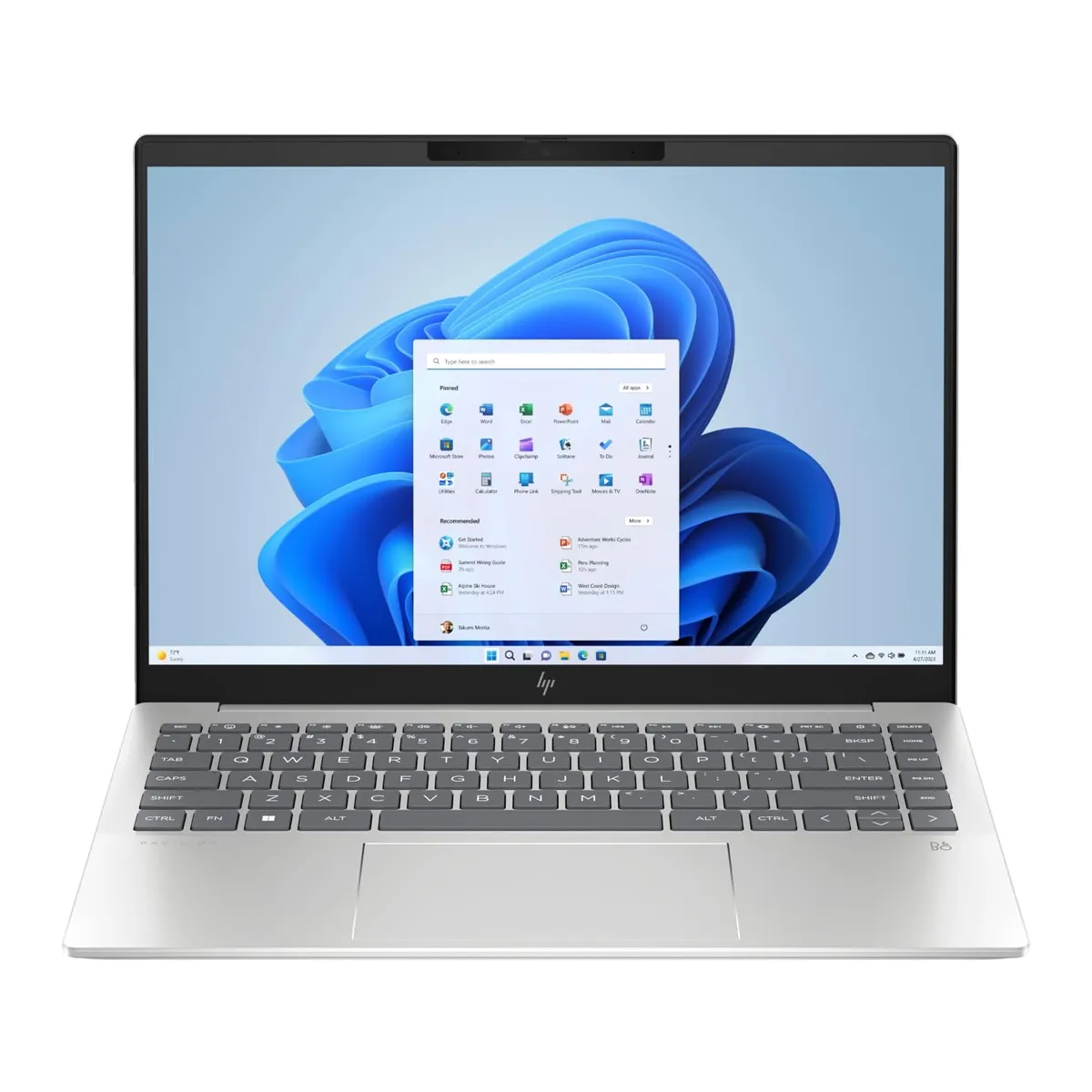 لپ تاپ استوک 14 اینچی اچ پی مدل HP Pavilion Plus 14-ey R7 8845HS 32GB 512SSD 2K