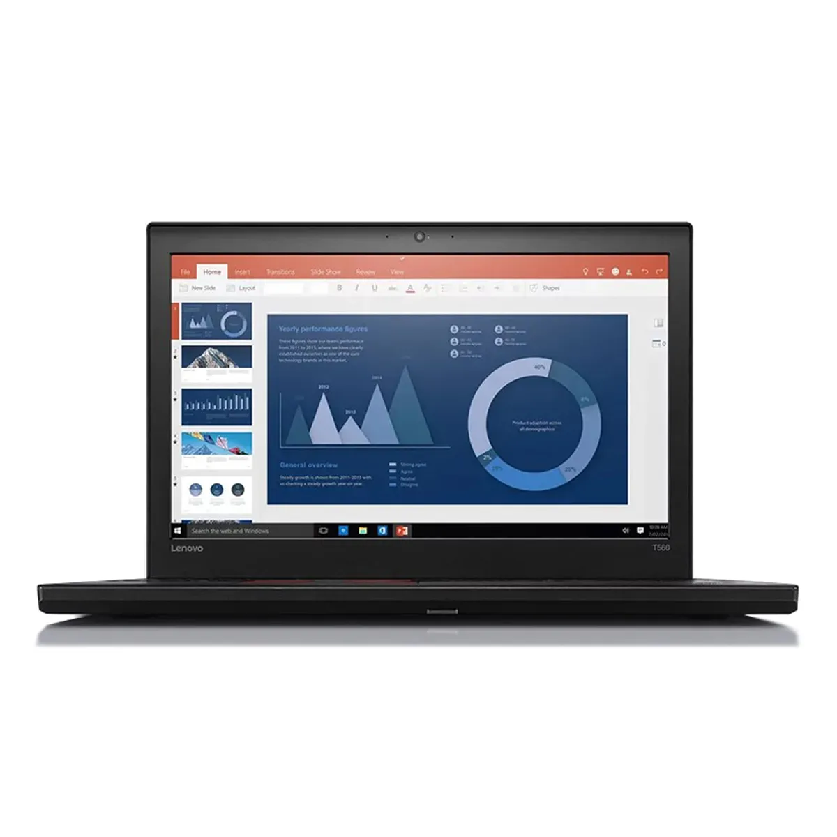 لپ تاپ استوک 15.6 اینچی لنوو مدل Lenovo ThinkPad T560 Core i5 6600U 8GB 256SSD