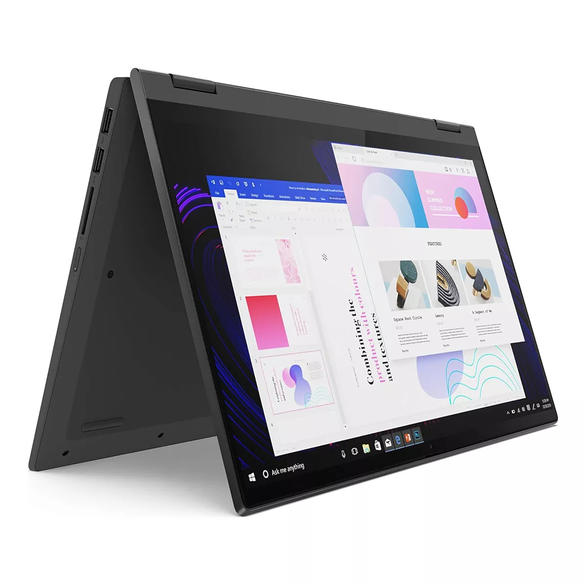 لپ تاپ استوک  تبلت شو 14 اینچی لنوو مدل Lenovo IdeaPad Flex 5 2in1 R5 5500U 12GB 256SSD