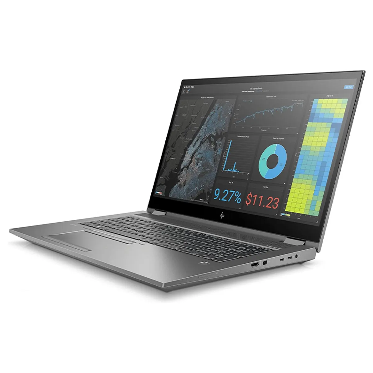 لپ تاپ استوک گرافیک دار 17.3 اینچی اچ پی مدل HP ZBook Fury 17 G7 Core i7 10850H 16GB 512SSD 6GB