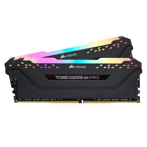 رم دسکتاپ استوک DDR4 دو کاناله 3200 مگاهرتز CL16 کورسیر مدل VENGEANCE RGB PRO ظرفیت 64 گیگابایت