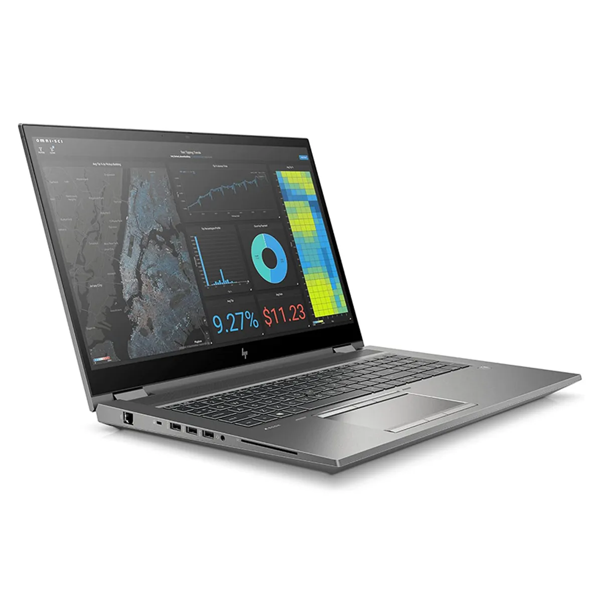 لپ تاپ استوک گرافیک دار 17.3 اینچی اچ پی مدل HP ZBook Fury 17 G7 Core i7 10850H 16GB 512SSD 6GB