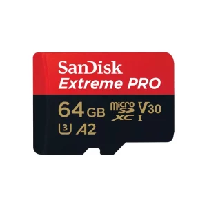 کارت حافظه استوک microSDXC سن دیسک مدل Extreme PRO کلاس A2 استاندارد UHS-I U3 سرعت 170MBps ظرفیت 64 گیگابایت