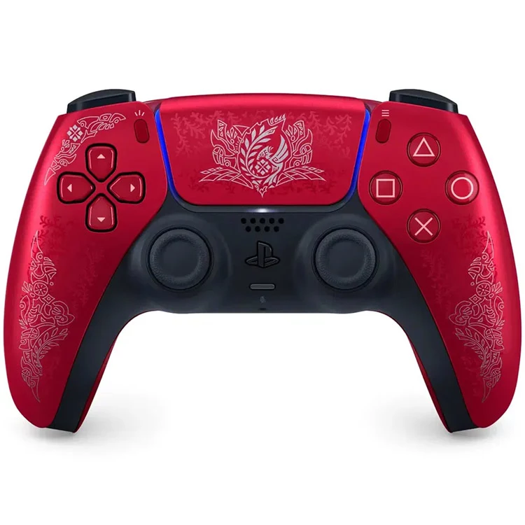 دسته بازی استوک سونی مدل PS5 DualSense طرح Monster Hunter Wilds