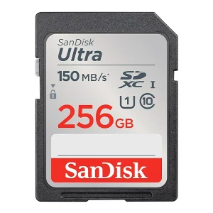 کارت حافظه استوک SDHC سن دیسک مدل Ultra سرعت 150MBps ظرفیت 256 گیگابایت