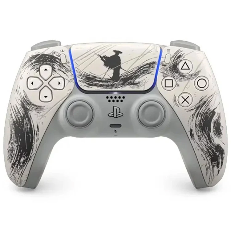 دسته بازی استوک سونی مدل PS5 DualSense طرح Ghost of Yotei