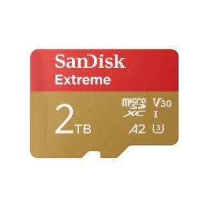 کارت حافظه استوک microSDXC سن دیسک مدل Extreme V30 کلاس 10 استاندارد UHS-I U3 سرعت 240mbps ظرفیت 2 ترابایت