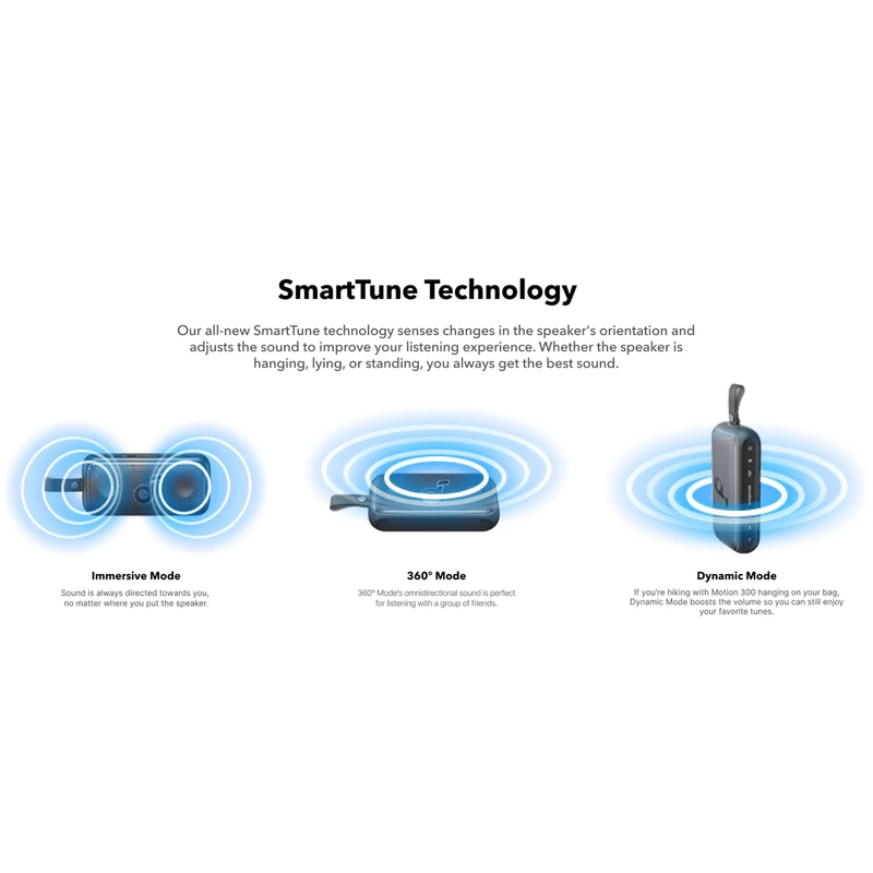 اسپیکر استوک بلوتوثی قابل حمل انکر مدل Anker Soundcore Motion 300