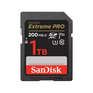 کارت حافظه استوک SDXC سن دیسک مدل Extreme Pro V30 کلاس 10 استاندارد UHS-I U3 سرعت 200mbps ظرفیت 1 ترابایت