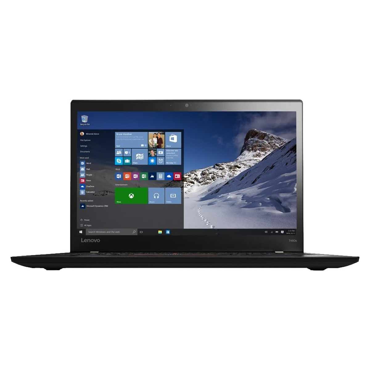 لپ تاپ استوک 14 اینچی لنوو مدل Lenovo ThinkPad T460s Core i5 6300U 8GB 256SSD