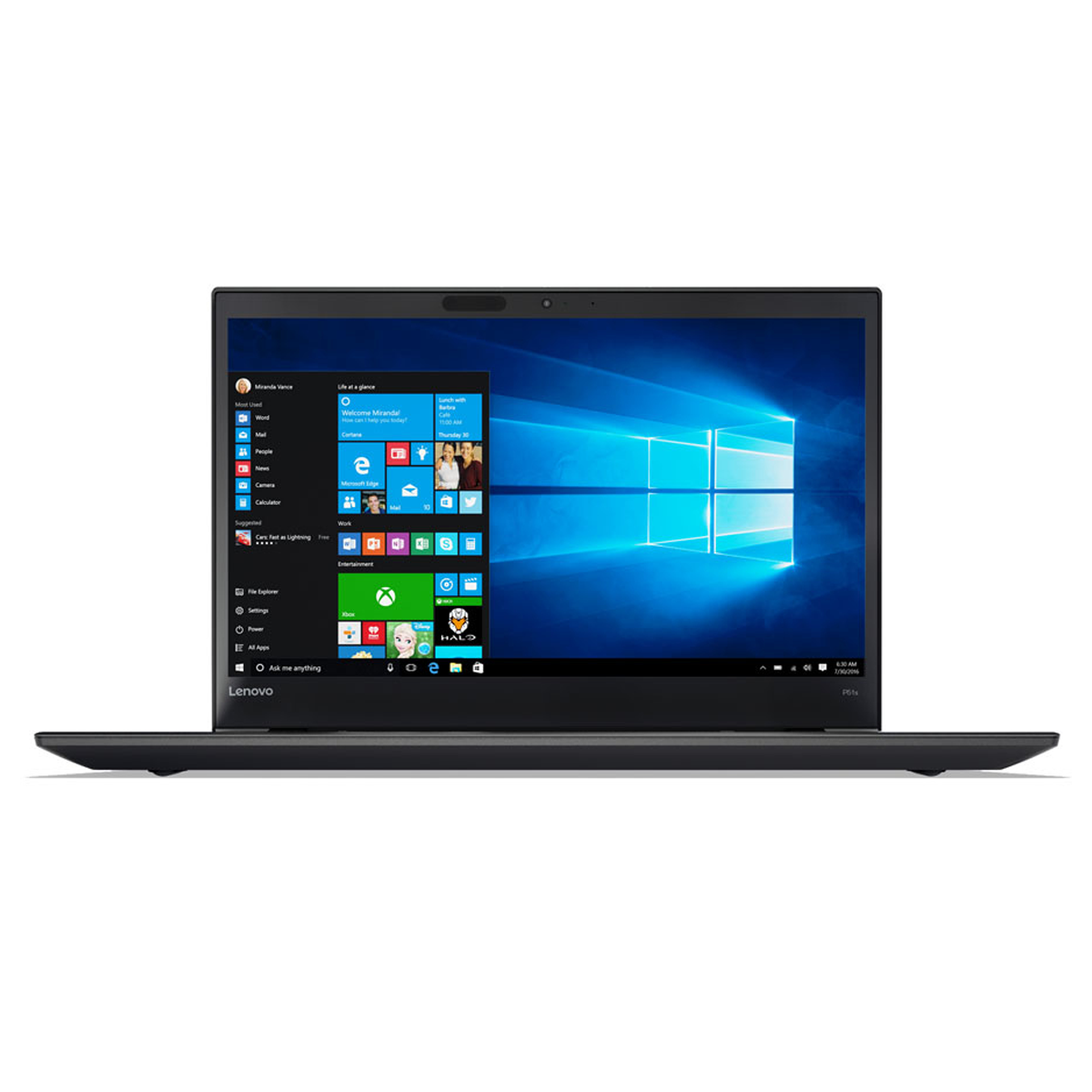 لپ تاپ استوک گرافیک دار 15.6 اینچی لنوو مدل Lenovo ThinkPad P51s Core i7 6500U 8GB 256SSD M520 2GB