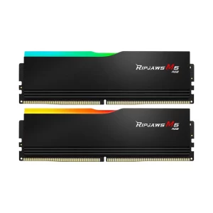 رم دسکتاپ استوک DDR5 دو کاناله 5600 مگاهرتز CL46 جی اسکیل مدل RIPJAWS M5 RGB ظرفیت 32 گیگابایت