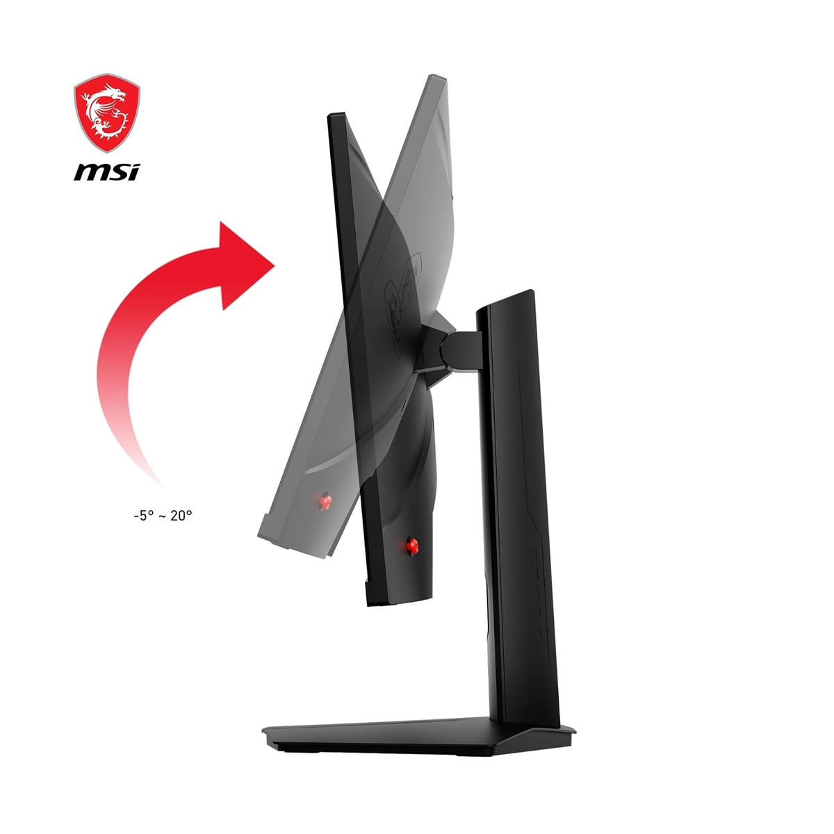 مانیتور استوک گیمینگ 24 اینچی ام اس آی مدل MSI G244F E2