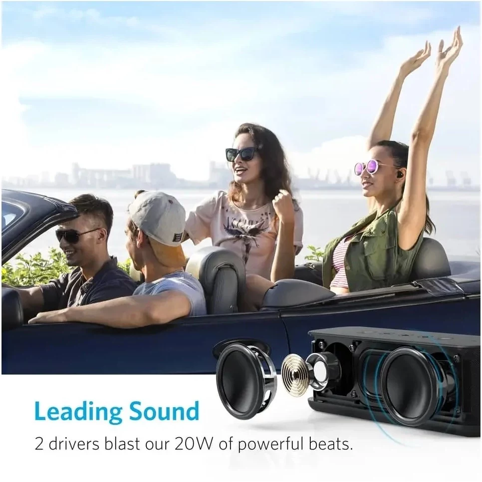 اسپیکر استوک بلوتوثی قابل حمل انکر مدل Anker A3145 SoundCore Boost