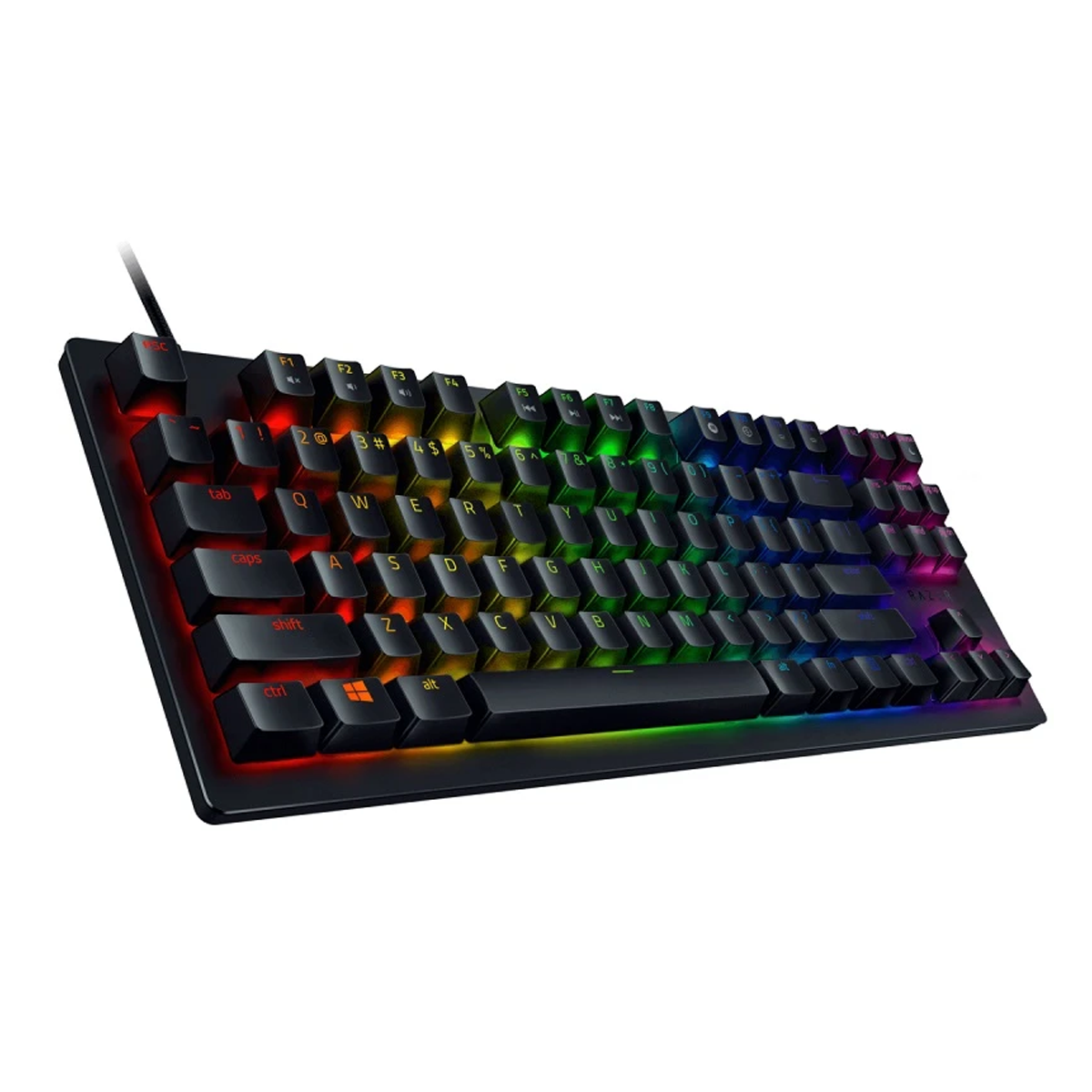 کیبورد استوک گیمینگ ریزر مدل Razer Huntsman Tournament Edition TKL