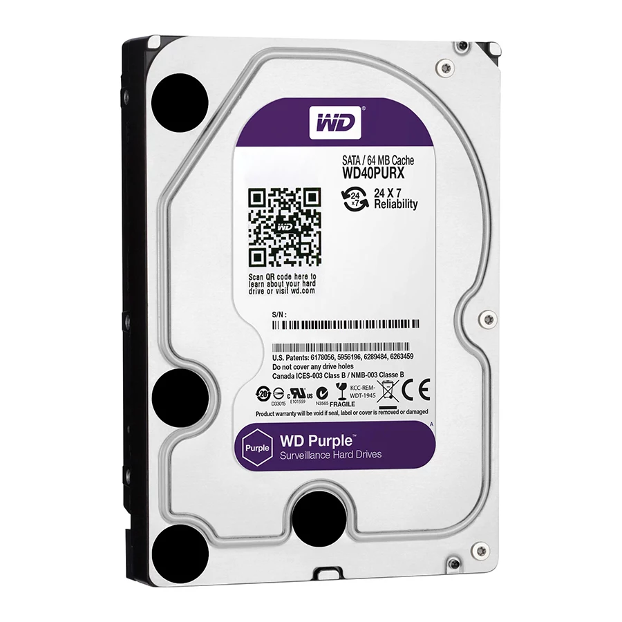 هارد اینترال استوک وسترن دیجیتال مدل Western Digital Purple 4TB