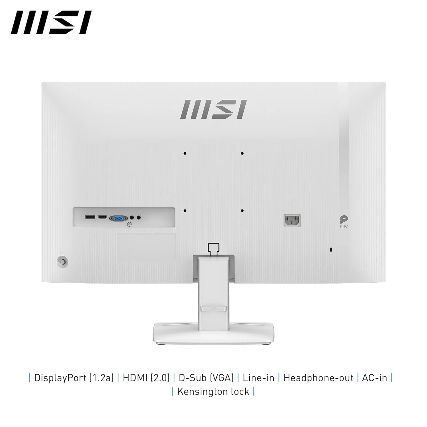 مانیتور استوک اسپیکردار 27 اینچی ام اس آی مدل MSI PRO MP275W E2 