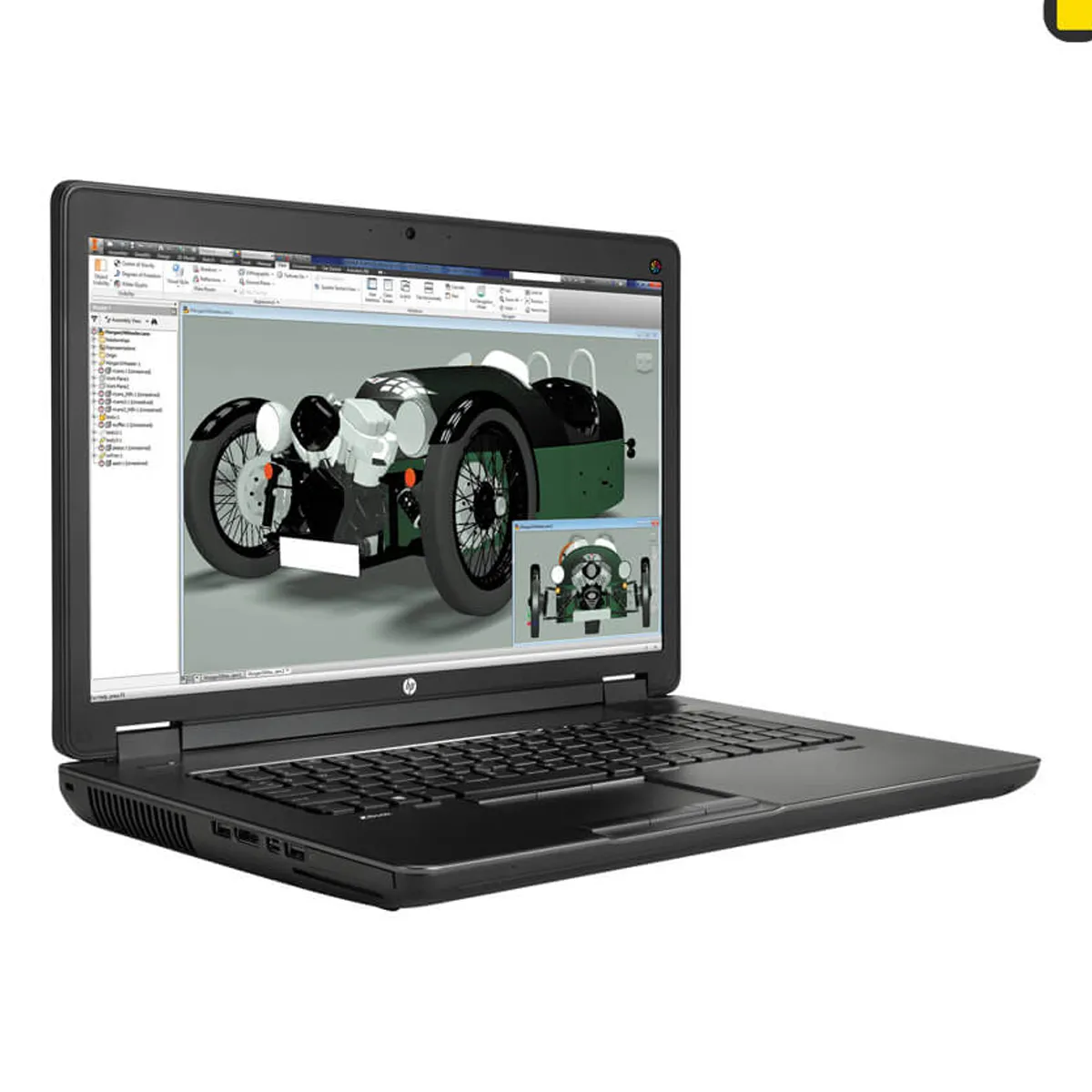 لپ تاپ استوک گرافیک دار 17.3 اینچی اچ پی مدل HP ZBook 17 G2 Core i7 4710MQ 8GB 256SSD K610M 1GB