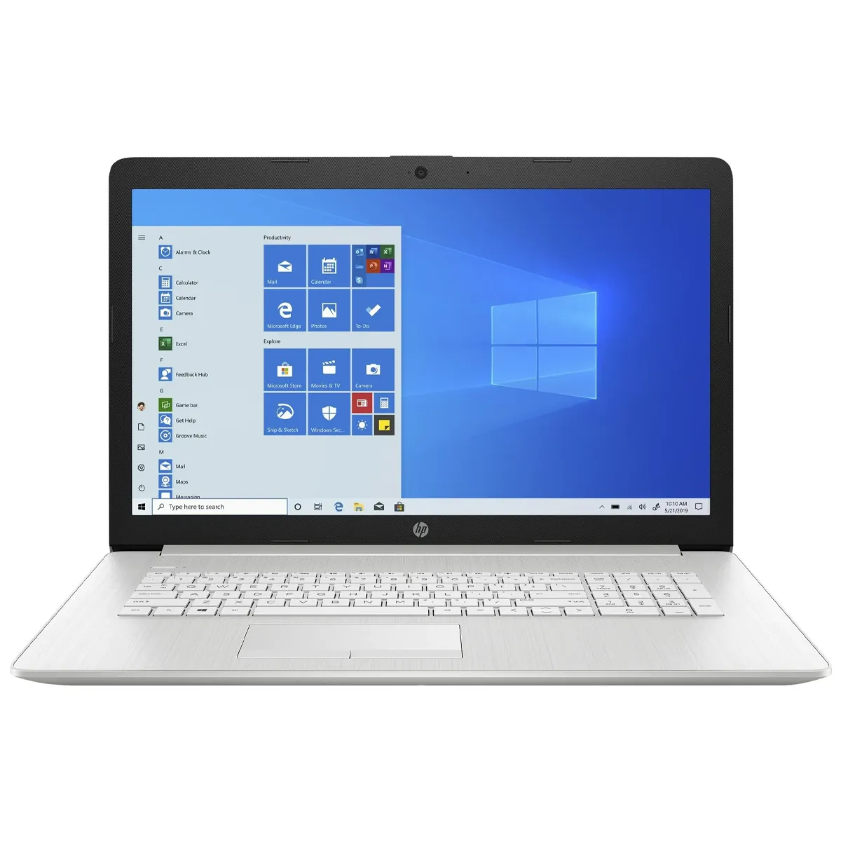 لپ تاپ استوک 17.3 اینچی اچ پی مدل HP Laptop 17-by Core i5 10210U 16GB 256SSD