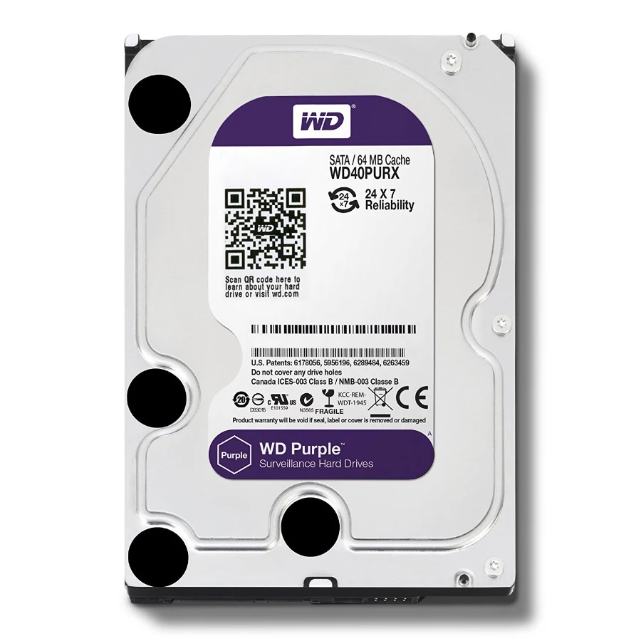 هارد اینترال استوک وسترن دیجیتال مدل Western Digital Purple 4TB