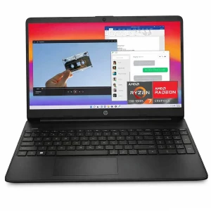 لپ تاپ استوک 14 اینچی اچ پی مدل HP Laptop 15s R7 5700U 8GB 256SSD