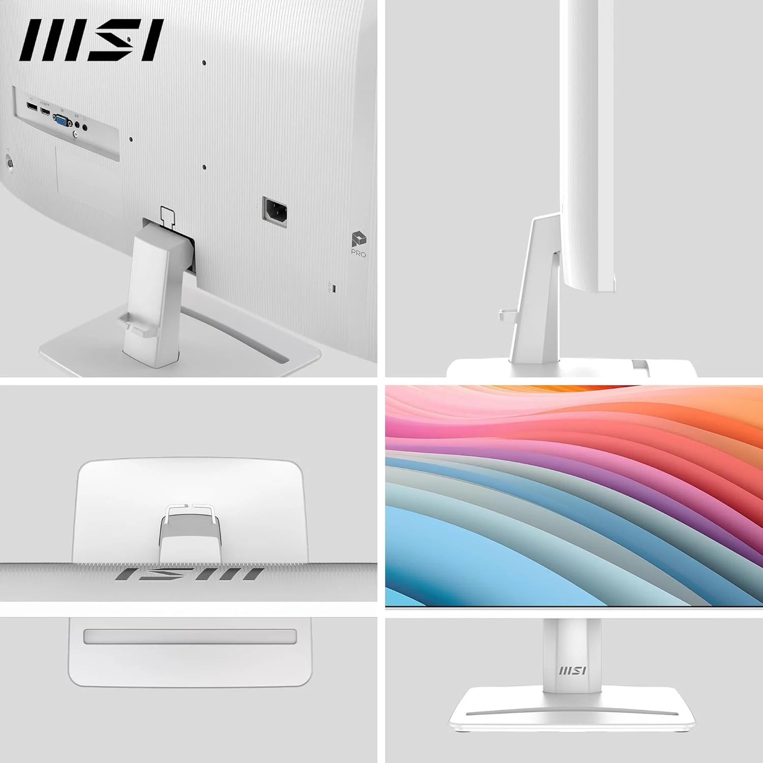 مانیتور استوک اسپیکردار 27 اینچی ام اس آی مدل MSI PRO MP275W E2 