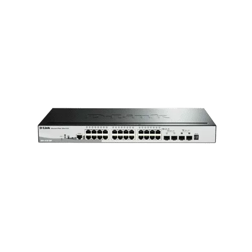 سوئیچ استوک 24 پورت دی لینک مدل D‑Link DGS-1510-28P