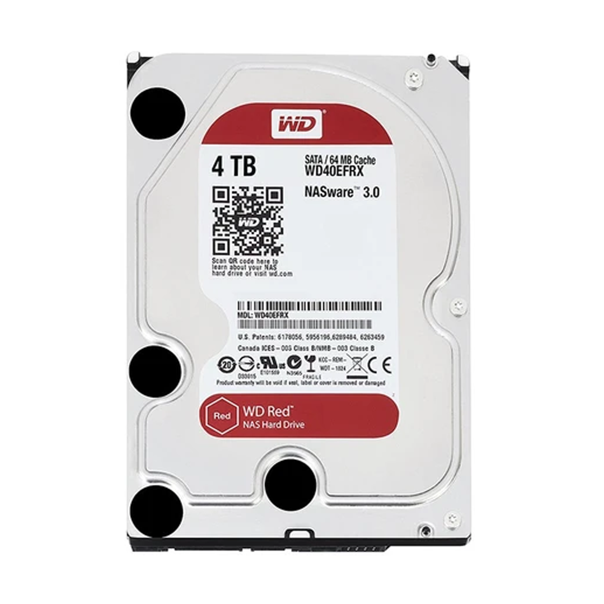 هارد اینترنال استوک وسترن دیجیتال مدل Western Digital Red Edition 4TB