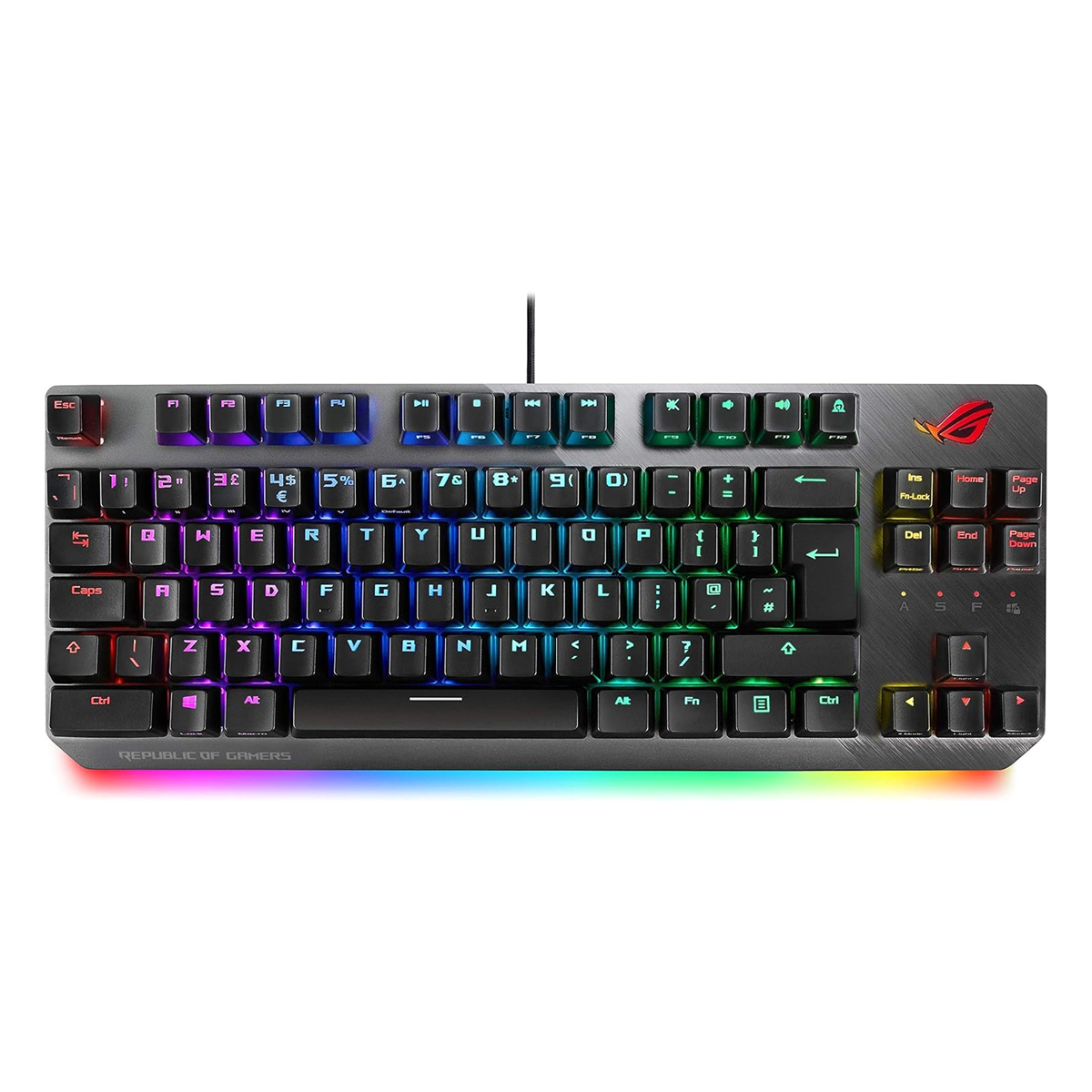 کیبورد استوک گیمینگ ایسوس مدل ASUS ROG Strix Scope Deluxe RGB