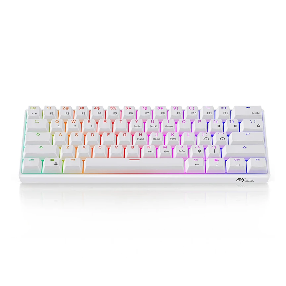 کیبورد استوک گیمینگ رویال کلج مدل Royal Kludge RK61 RGB