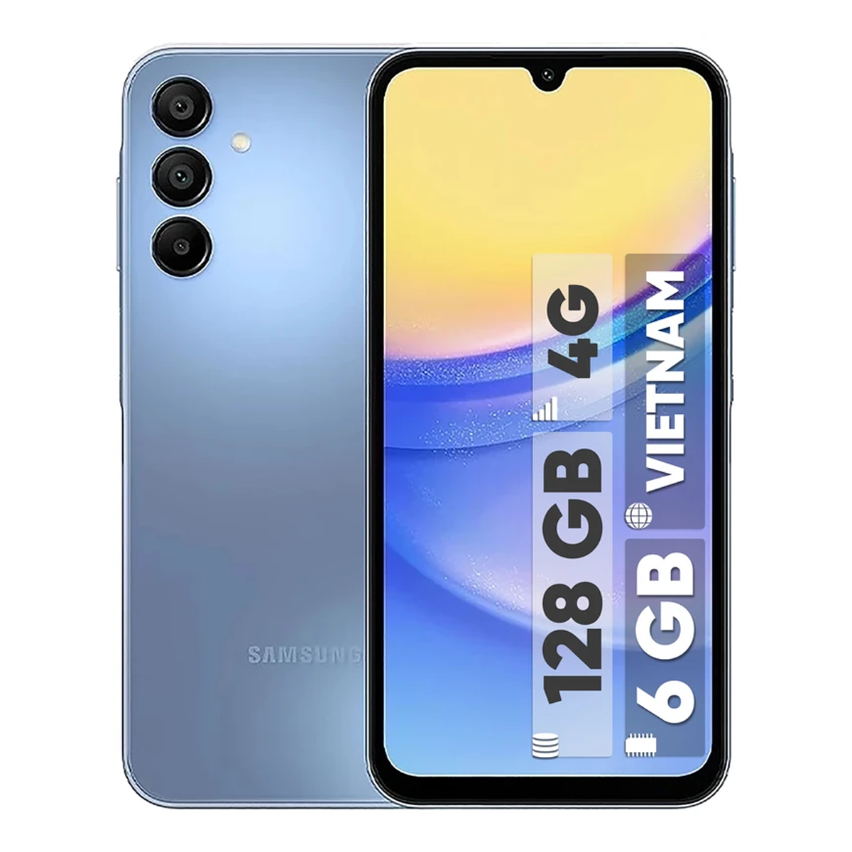 گوشی موبایل استوک سامسونگ دو سیم کارت مدل Samsung Galaxy A15 6GB 128GB