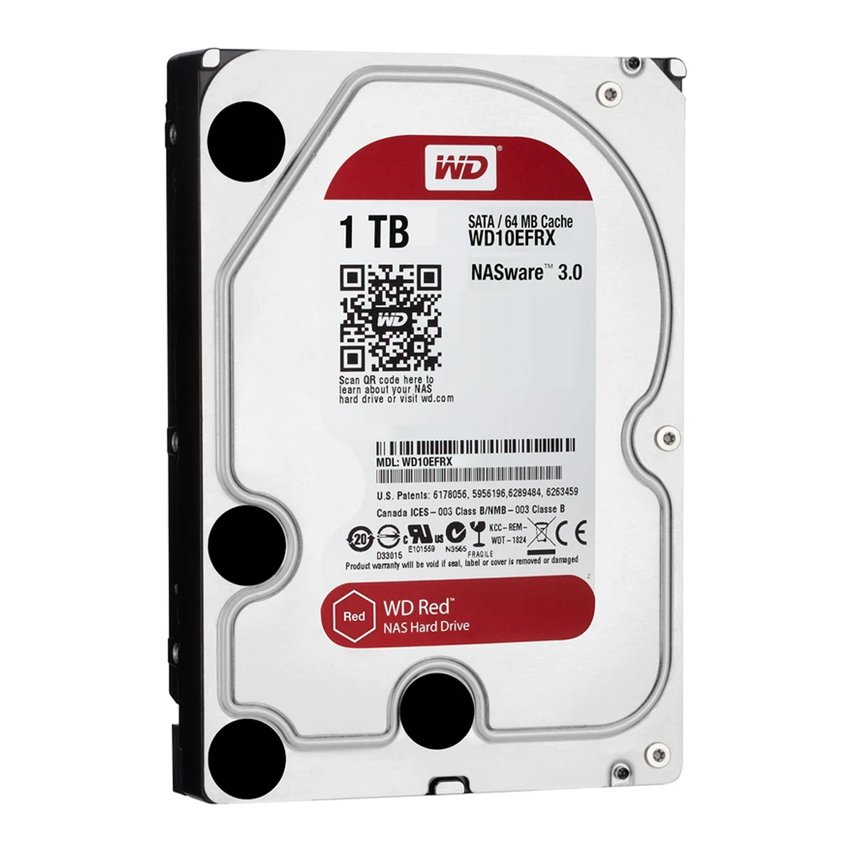 هارد اینترنال استوک وسترن دیجیتال مدل Western Digital Red Edition 1TB