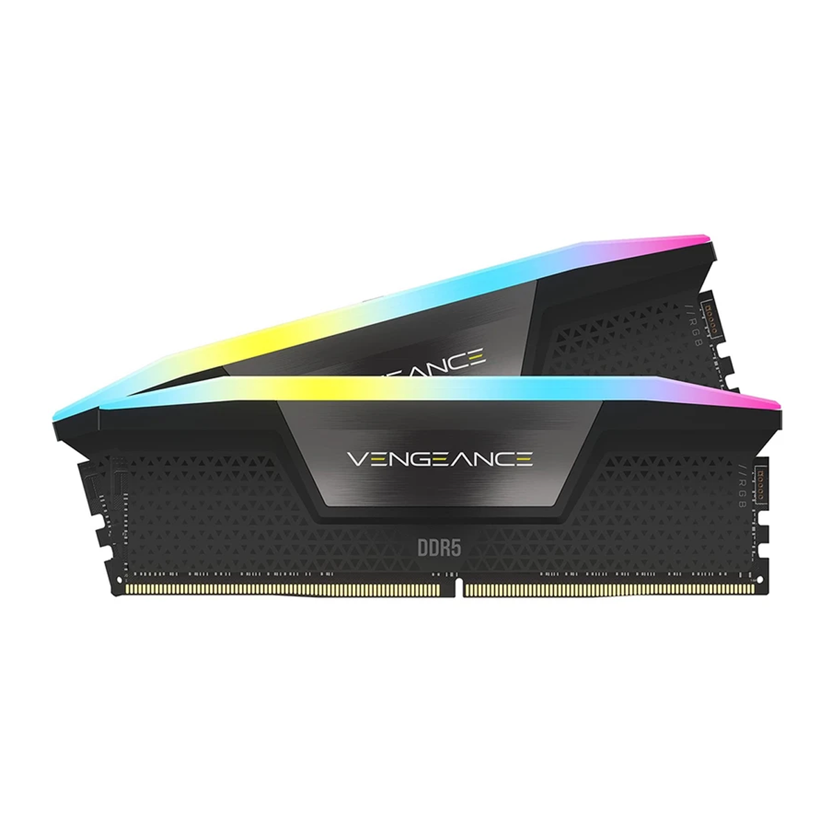 رم دسکتاپ استوک DDR5 دو کاناله 6000 مگاهرتز CL38 کورسیر مدل Vengeance RGB ظرفیت 64 گیگابایت
