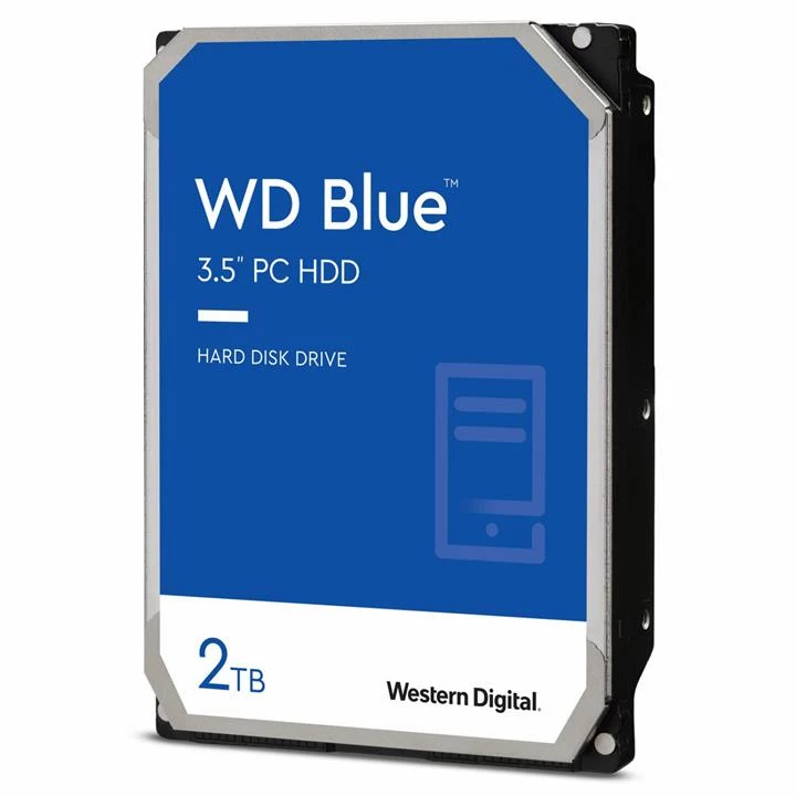 هارد دیسک اینترنال استوک وسترن دیجیتال مدل Western Digital Blue 2TB