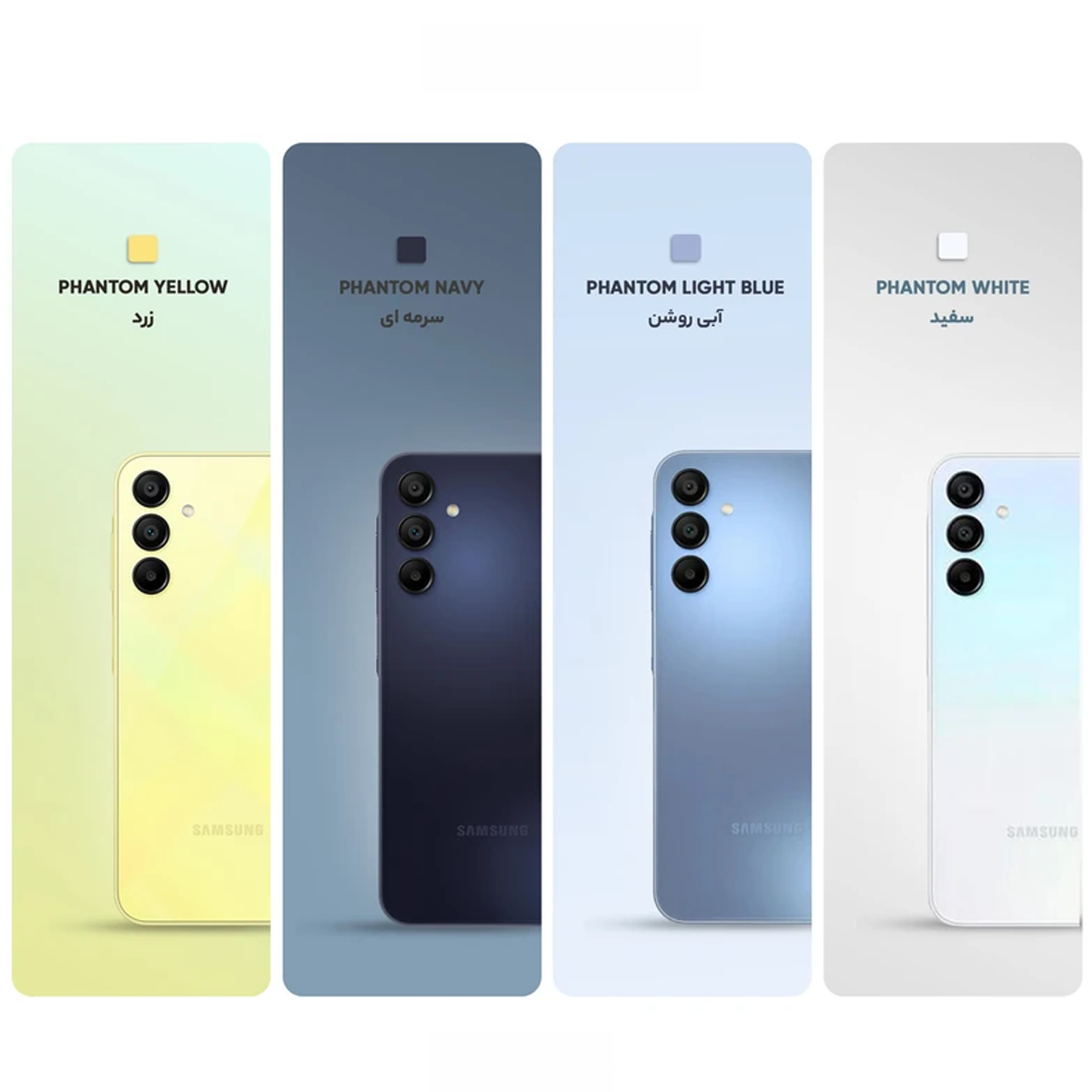گوشی موبایل استوک سامسونگ دو سیم کارت مدل Samsung Galaxy A15 6GB 128GB
