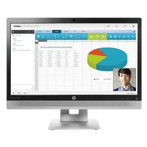 مانیتور استوک وبکم دار و اسپیکردار 24 اینچی اچ پی مدل HP EliteDisplay E240c
