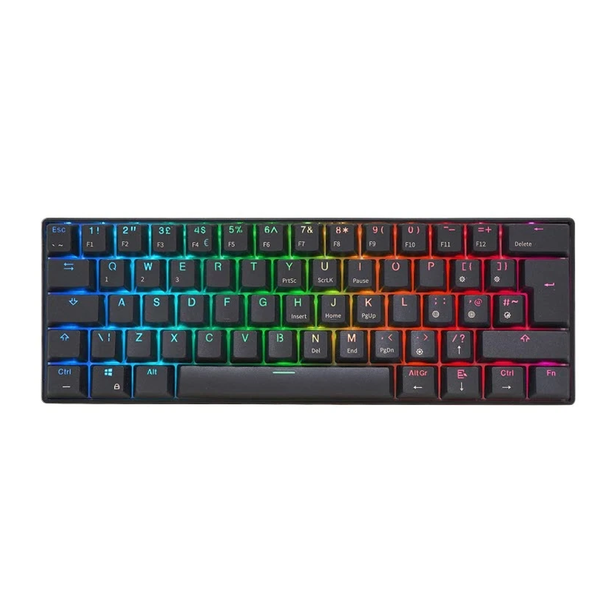 کیبورد استوک گیمینگ رویال کلج مدل Royal Kludge RK61 RGB