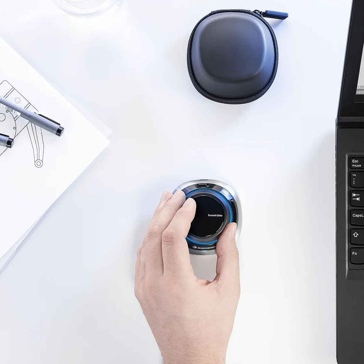 ماوس استوک سه‌ بعدی مهندسی مدل 3Dconnexion
