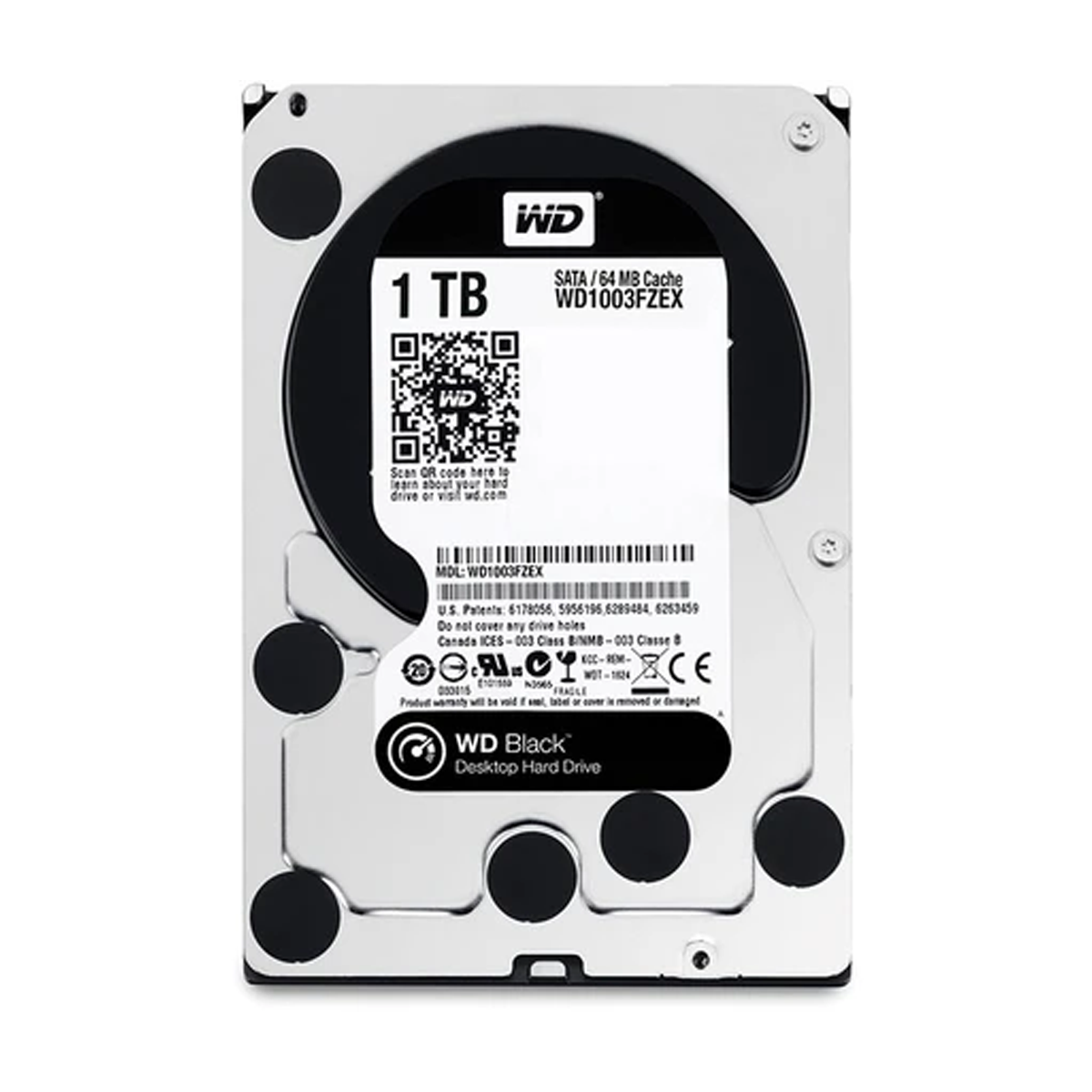 هارد اینترال استوک وسترن دیجیتال مدل Western Digital Black 1TB