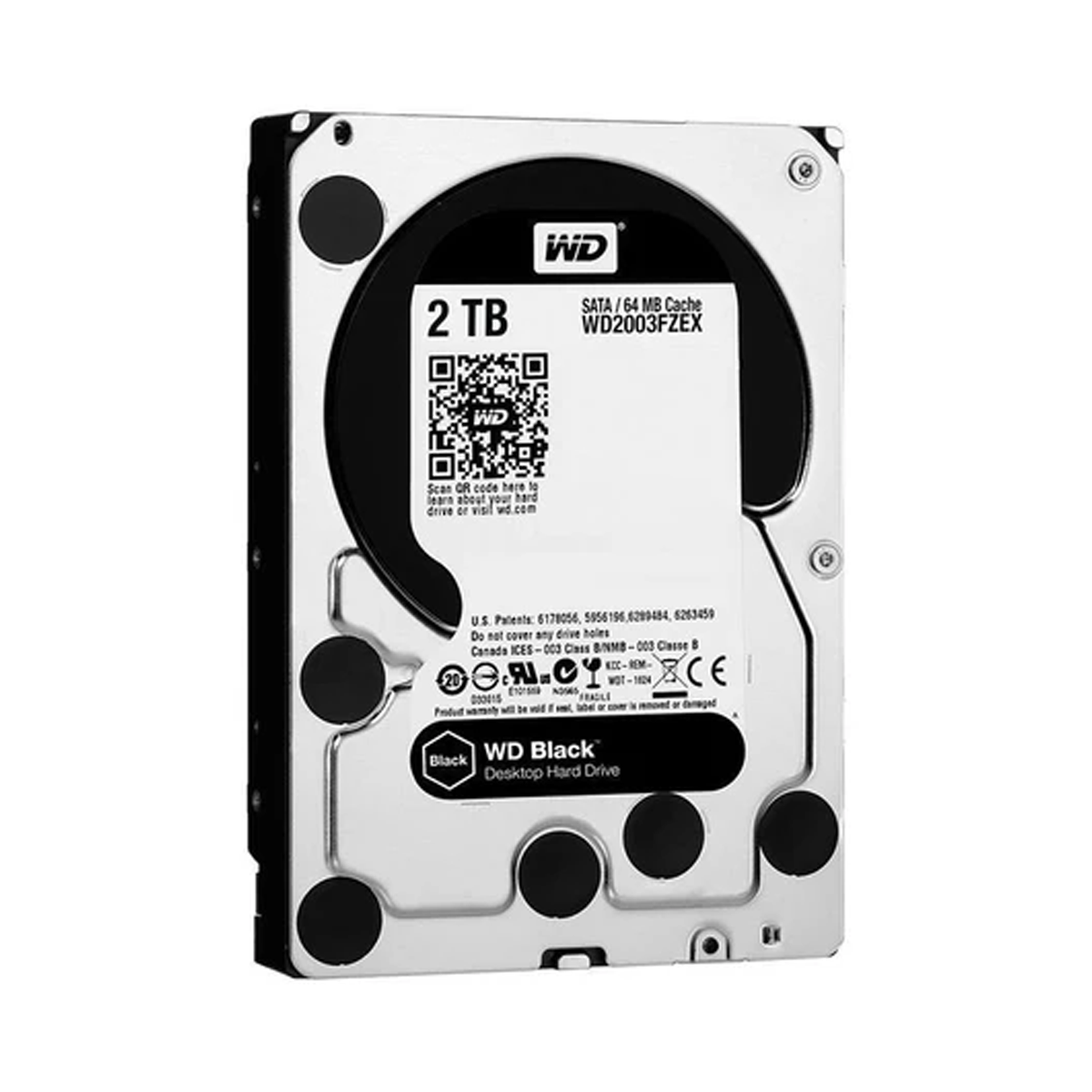 هارد اینترال استوک وسترن دیجیتال مدل Western Digital Black 2TB