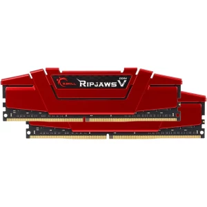 رم دسکتاپ استوک DDR4 دو کاناله 3600 مگاهرتز CL19 جی اسکیل مدل RIPJAWS V Red ظرفیت 32 گیگابایت