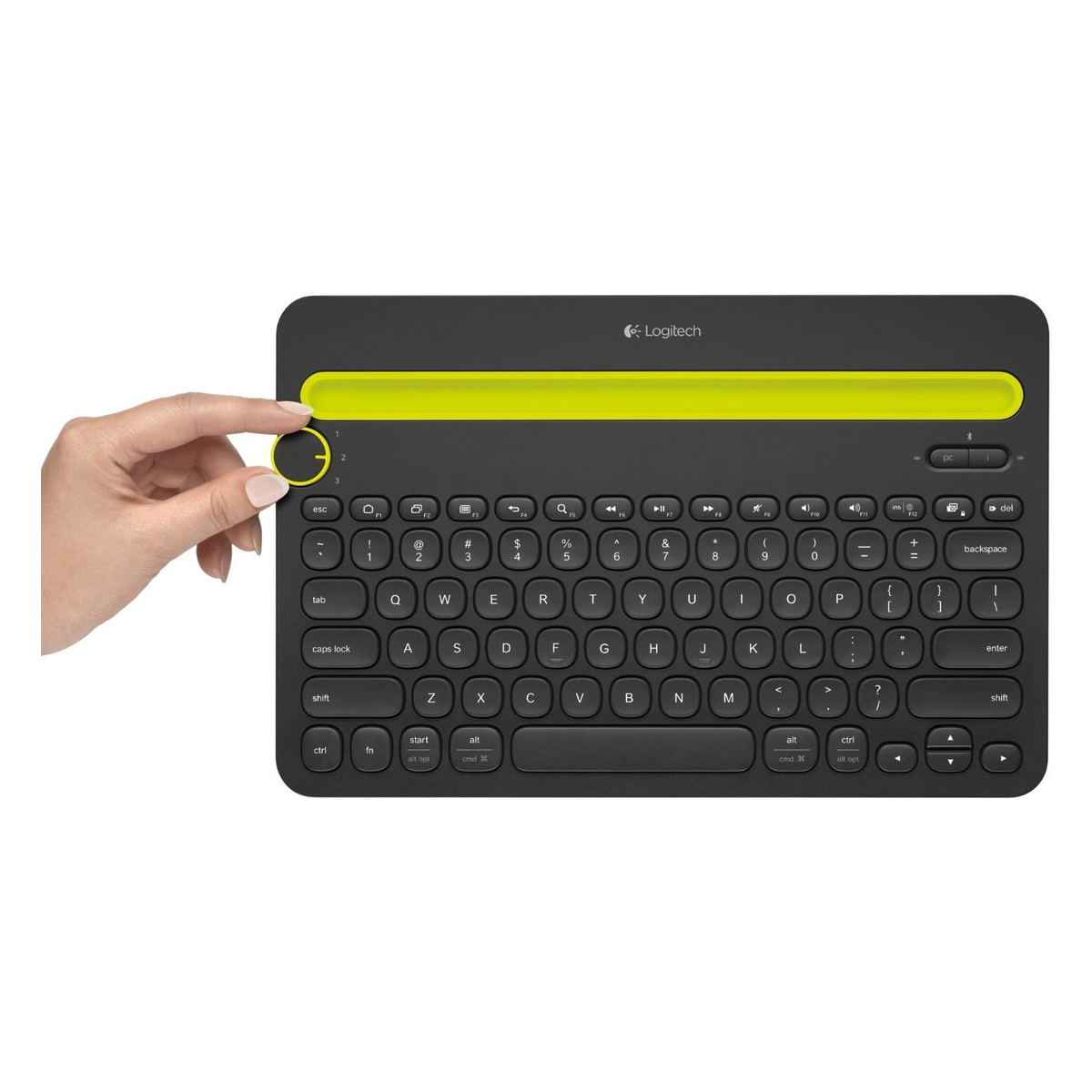 کیبورد استوک گیمینگ بی سیم لاجیتک مدل Logitech K480