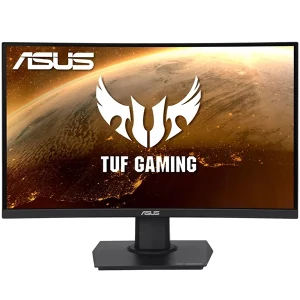 مانیتور استوک خمیده گیمینگ اسپیکردار 23.6 اینچی ایسوس مدل Asus TUF Gaming VG24VQE