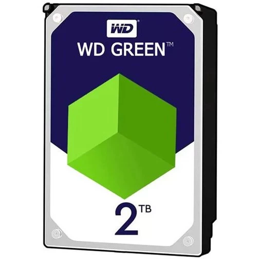 هارد دسکتاپ اینترنال استوک وسترن دیجیتال مدل Western Digital Green 2TB