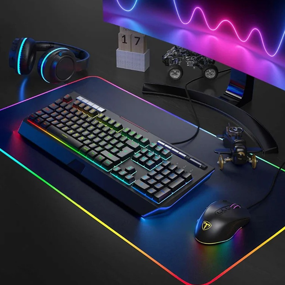 کیبورد استوک گیمینگ وریتی مدل Verity V-KB6132 RGB
